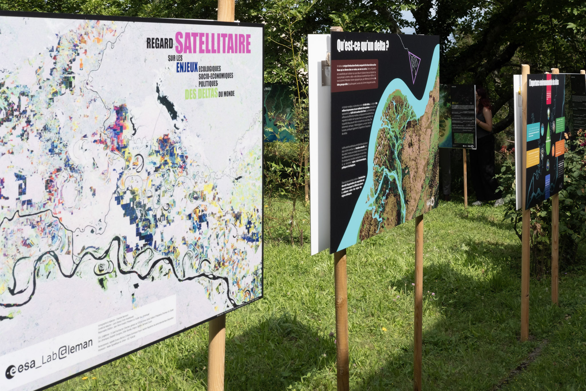 Exposition " Regard satellitaire sur les enjeux des deltas du monde"