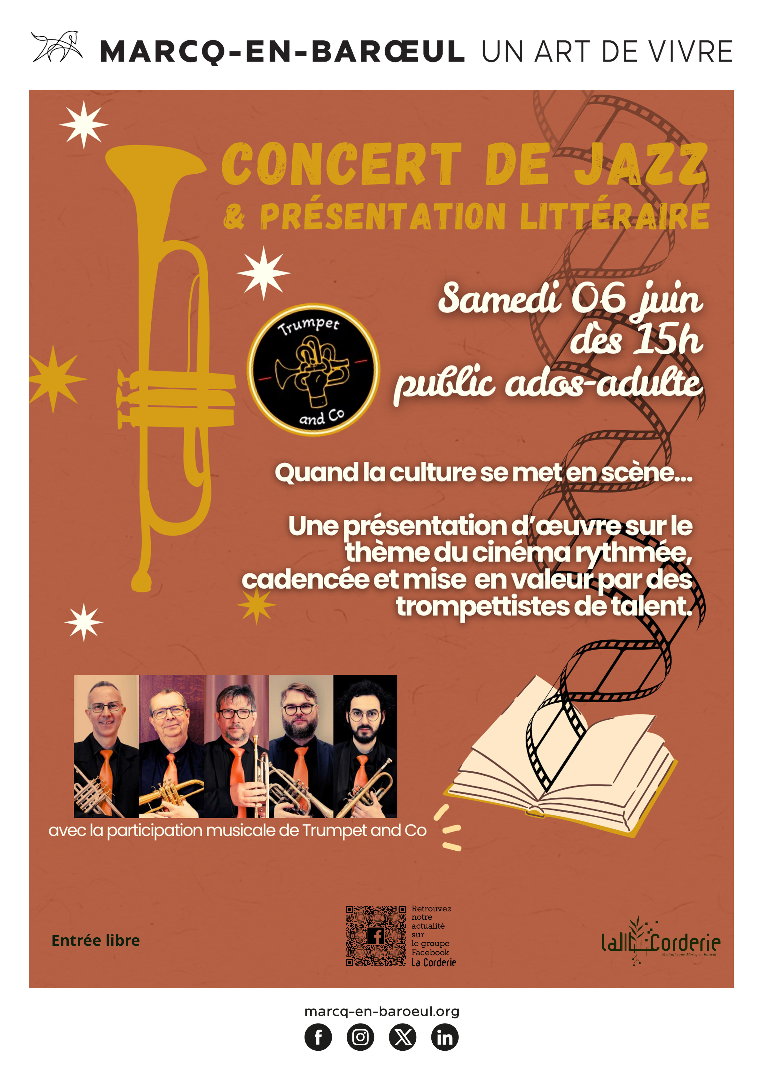 Concert de Jazz & présentation littéraire