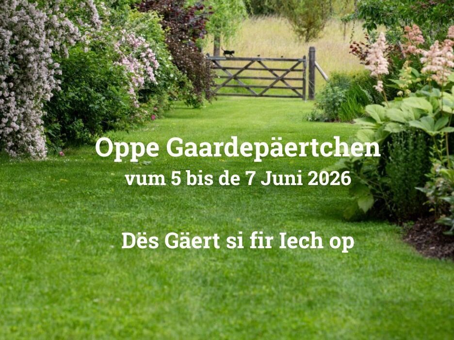 Jardin biologique de la Stëmm vun der Strooss – Oppe Gaardepäertchen