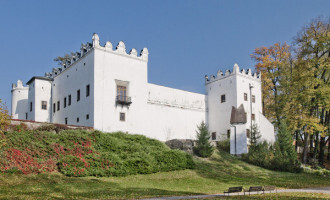Parc anglais près du manoir Strážky