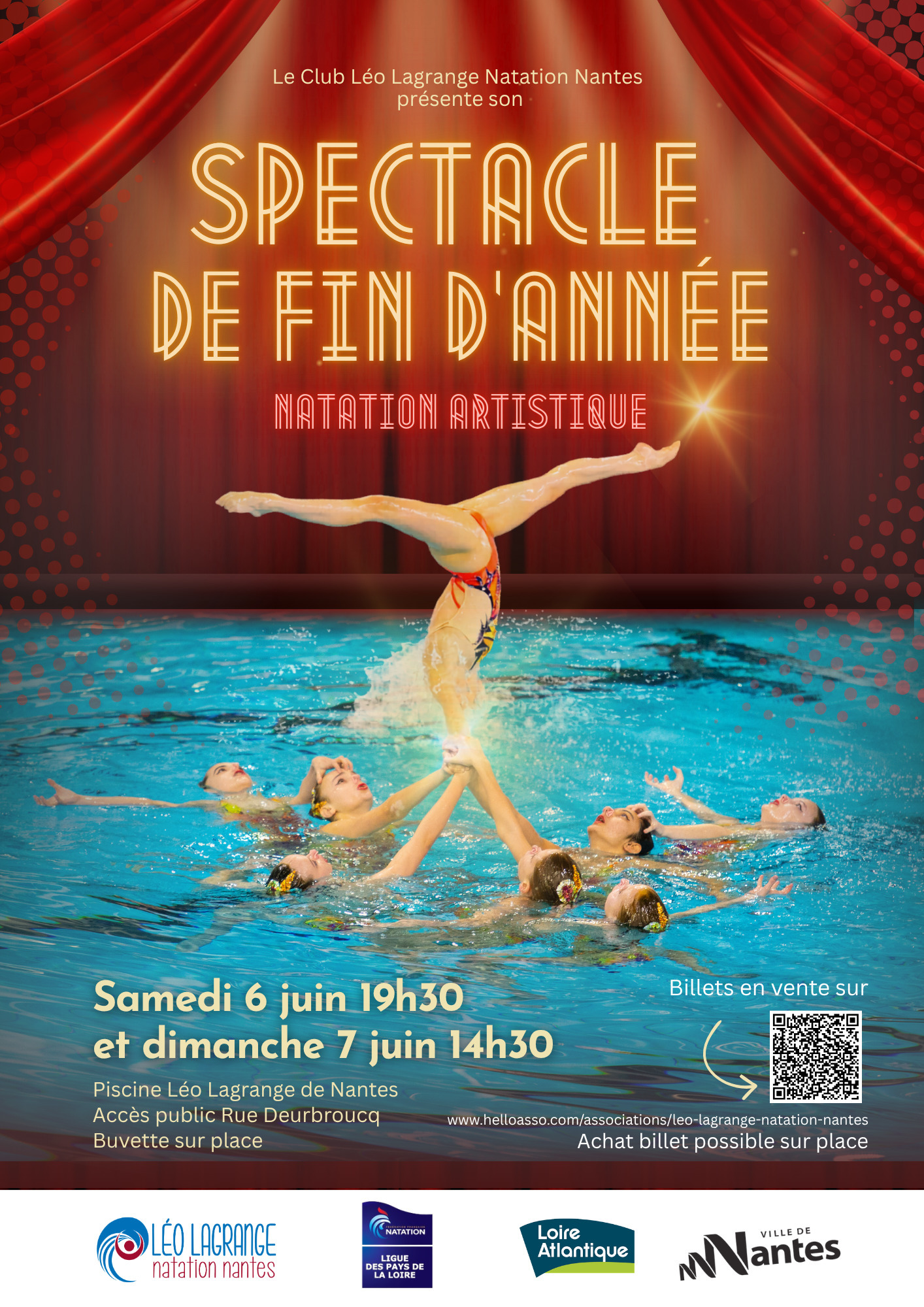 Spectacle de natation artistique