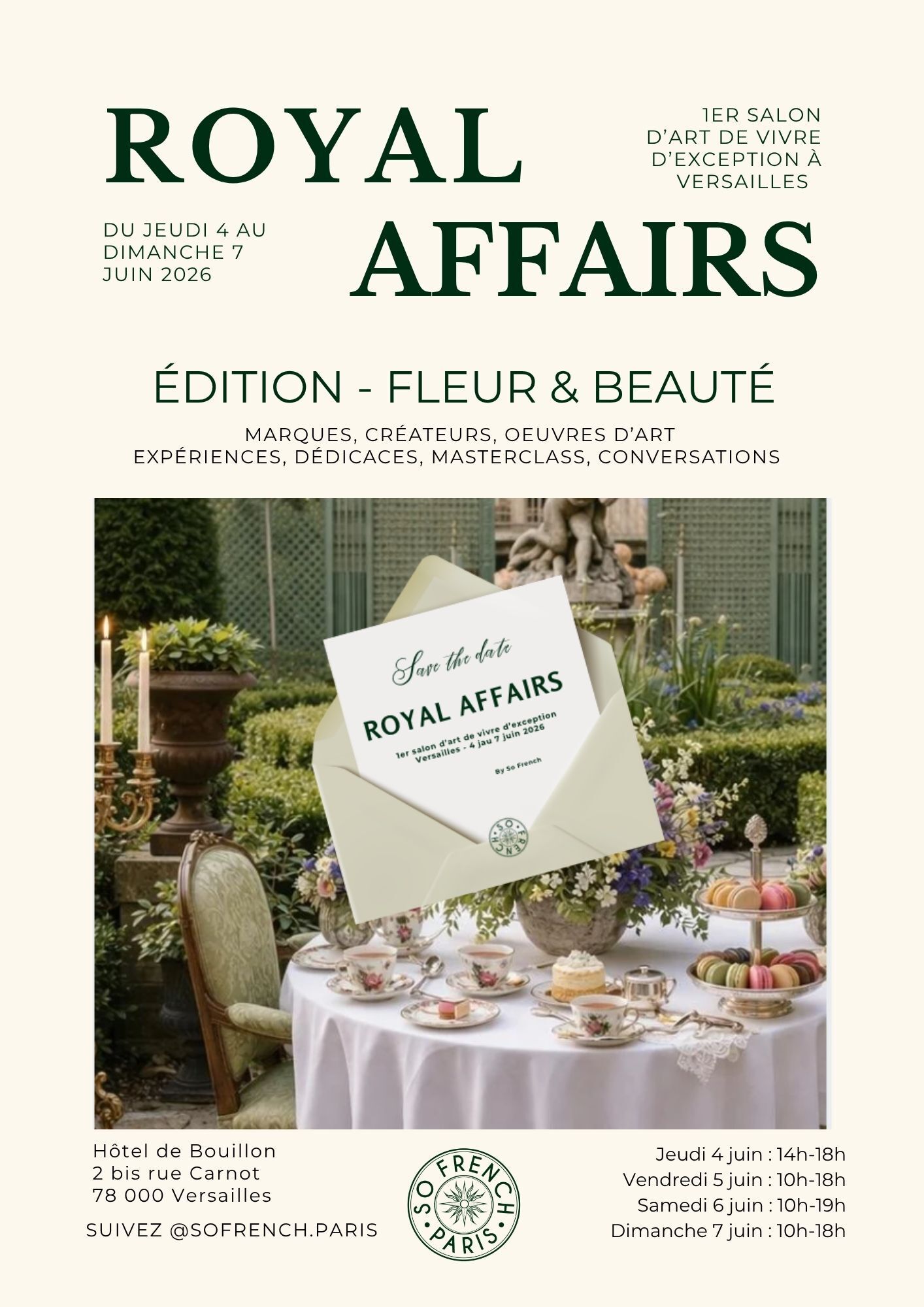 Salon d'art de vivre Royal Affairs - Fleurs & beauté