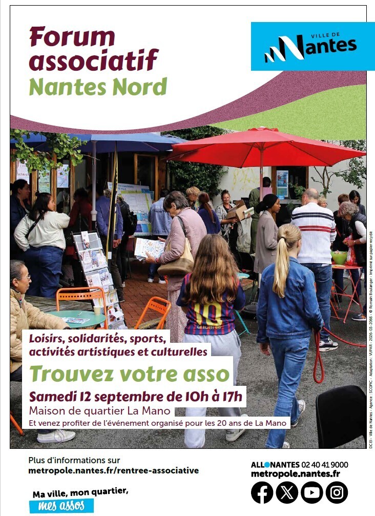 Forum des associations du quartier Nantes Nord