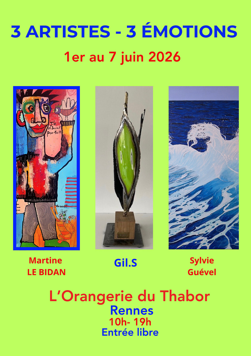 3 artistes - 3 émotions