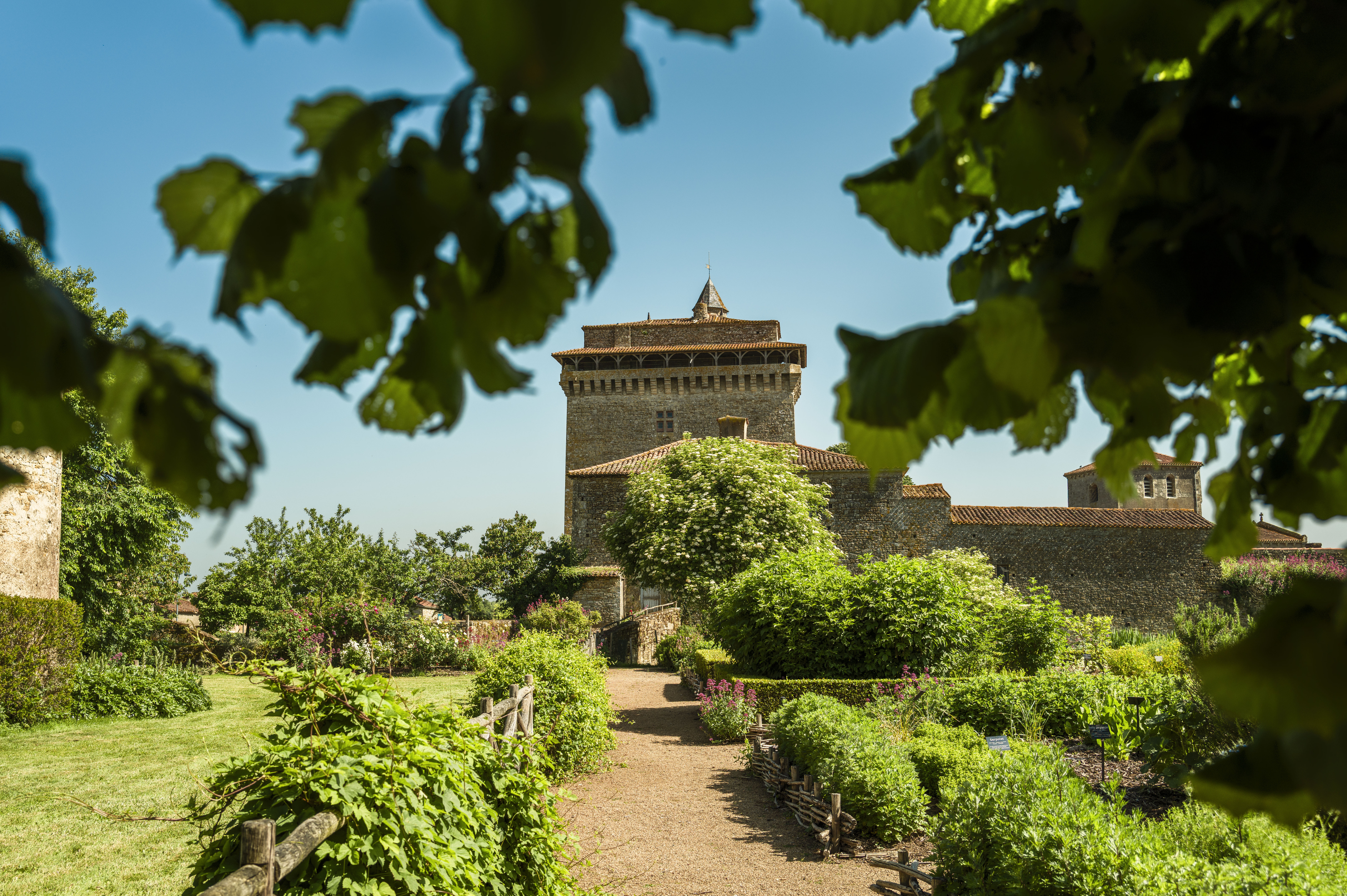 Visite du donjon et jardin d'inspiration médiévale
