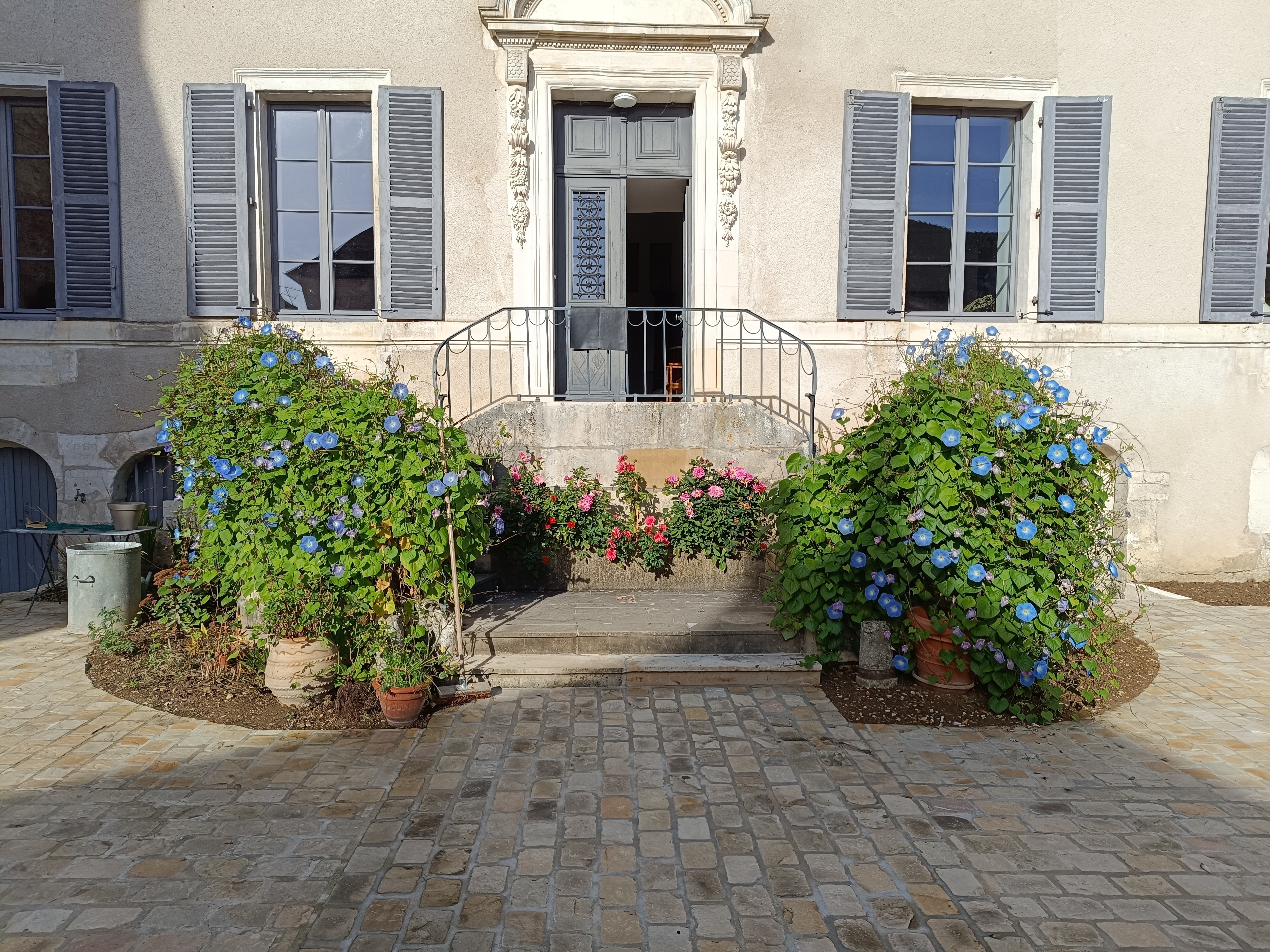 Visite du jardin de l'ancien tribunal de Tonnerre