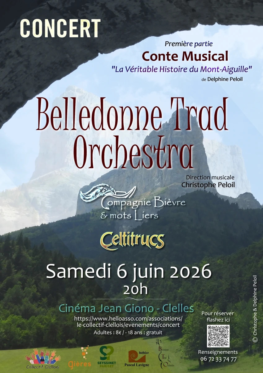 Concert Belledonne Trad Orchestra dans le Trièves, à Clelles