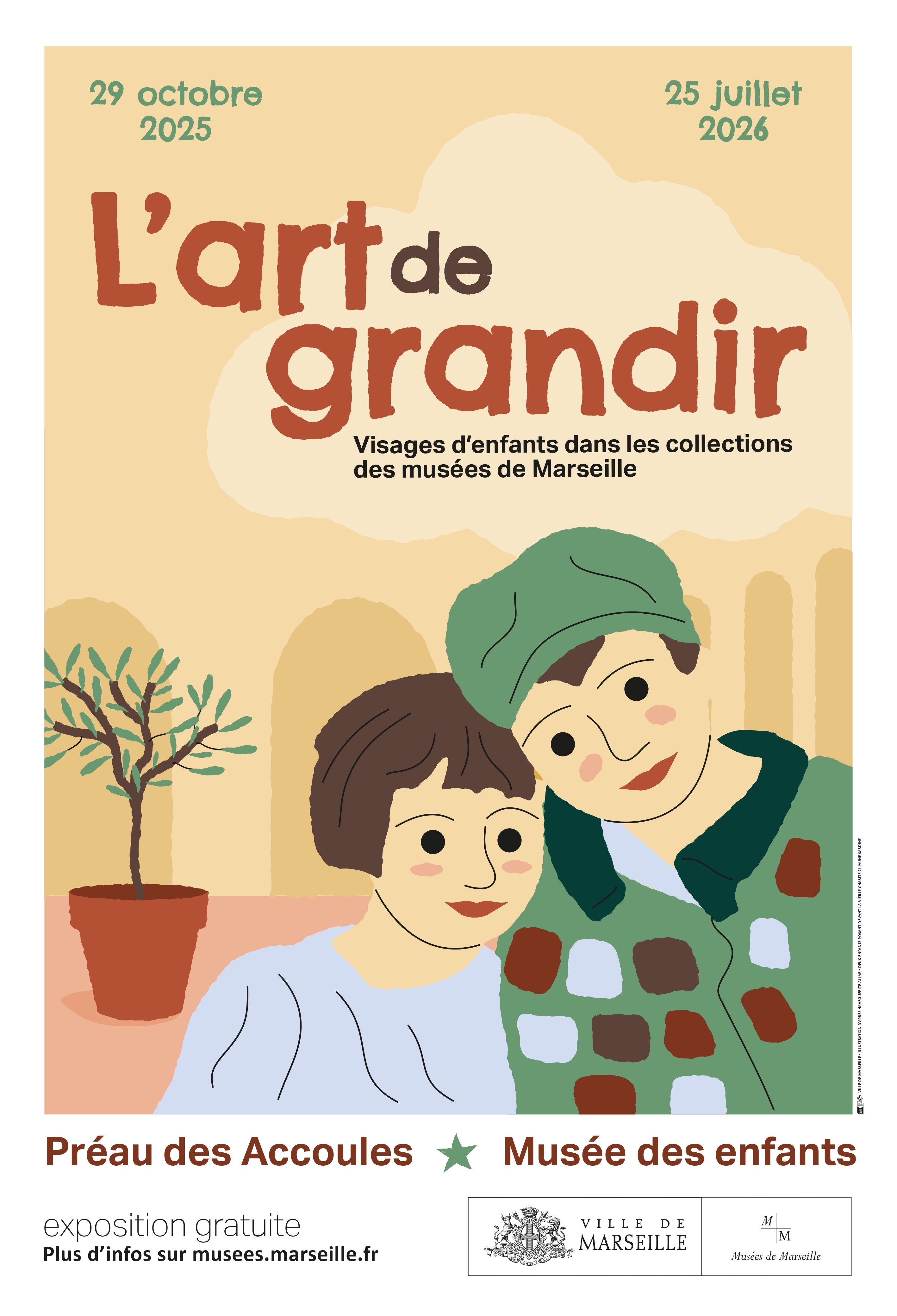 Exposition L'art de Grandir jusqu'au 25 juillet 2026