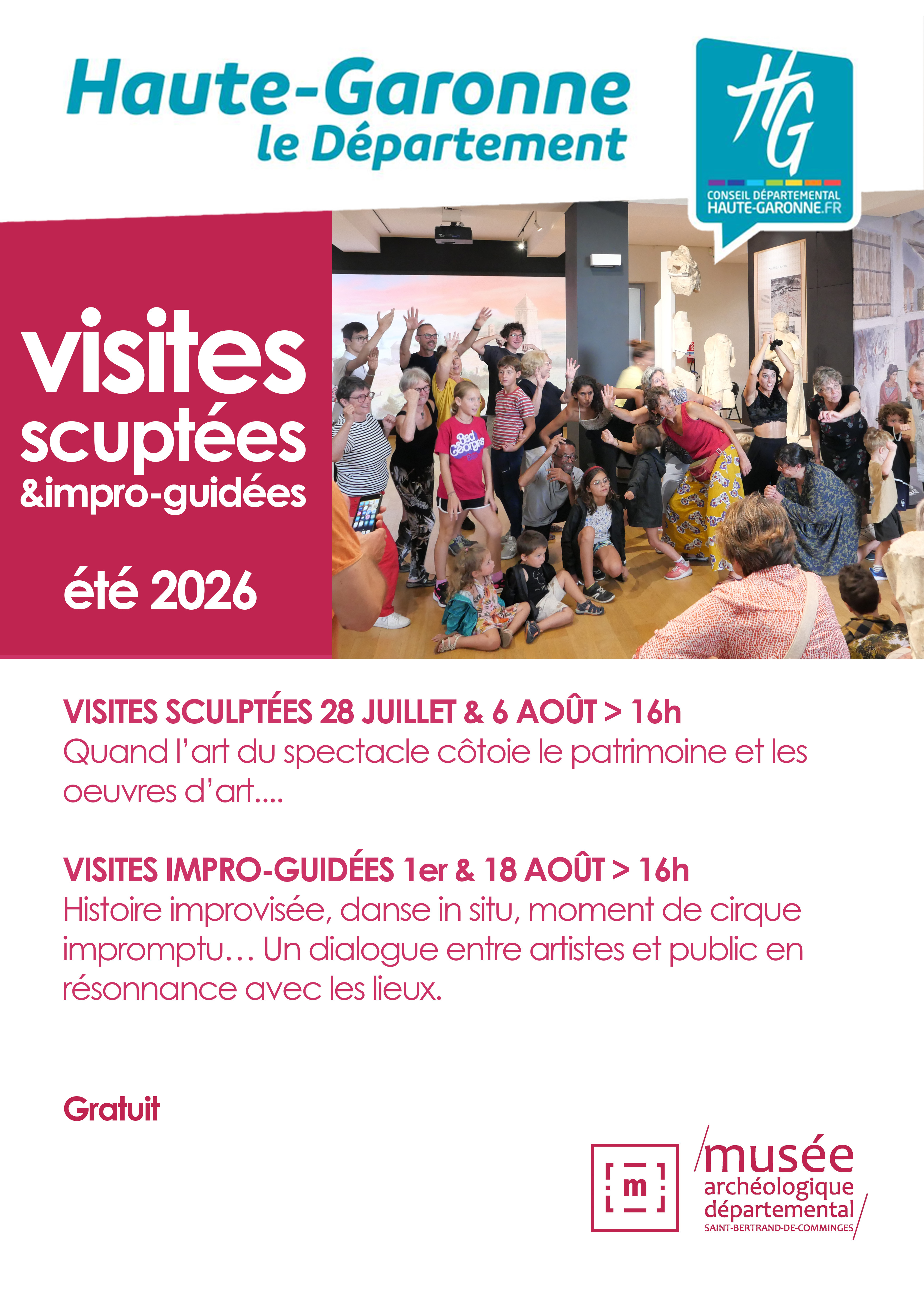 Visite sculptées et impro-guidées