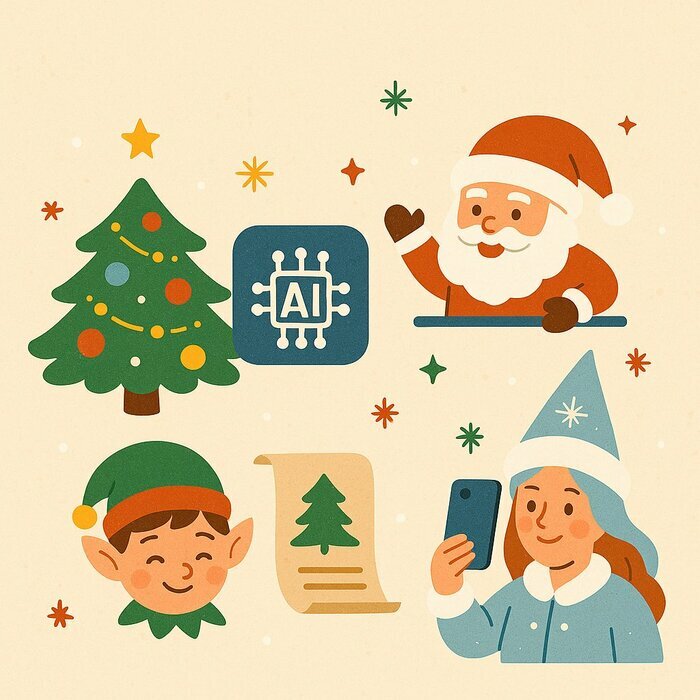 Goûters numériques : Noël enchanté par l’intelligence artificielle