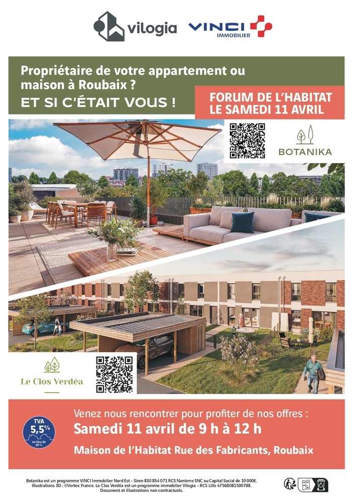 Propriétaires de votre logement à Roubaix? Venez découvrir les programmes en cours!