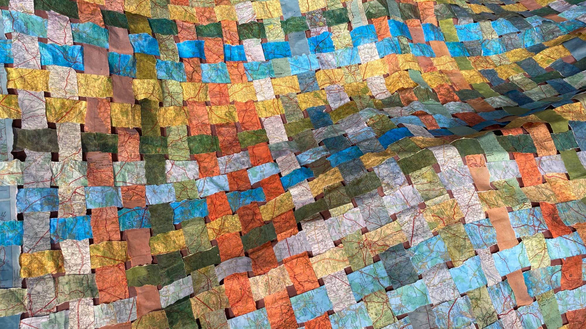 Exposition "Cartogéographie(s)" - Marie-Hélène Bourquin
