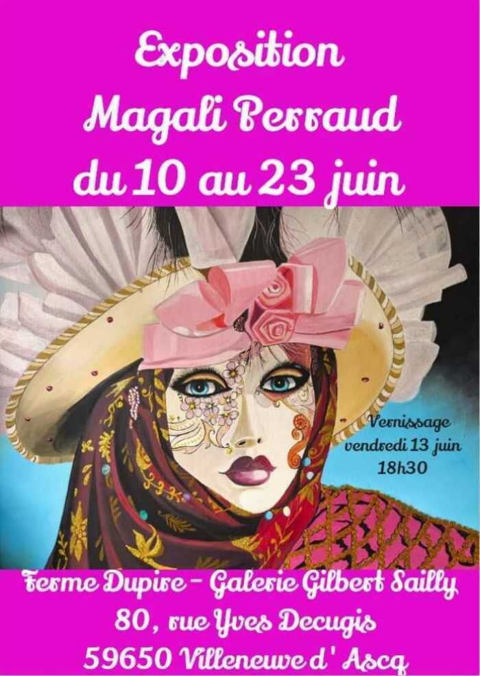 Exhibition of the painter Magali Perraud at Ferme Dupire