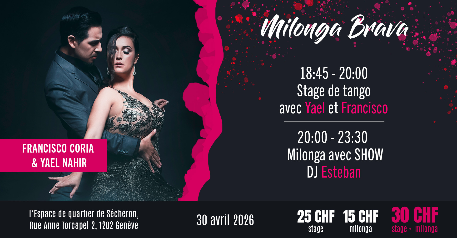 Milonga Brava avec Yael Nahir & Francisco Coria