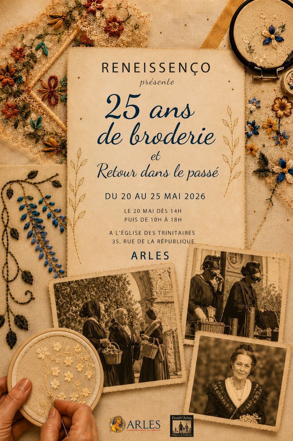 25 ans de broderie et retour dans le passé