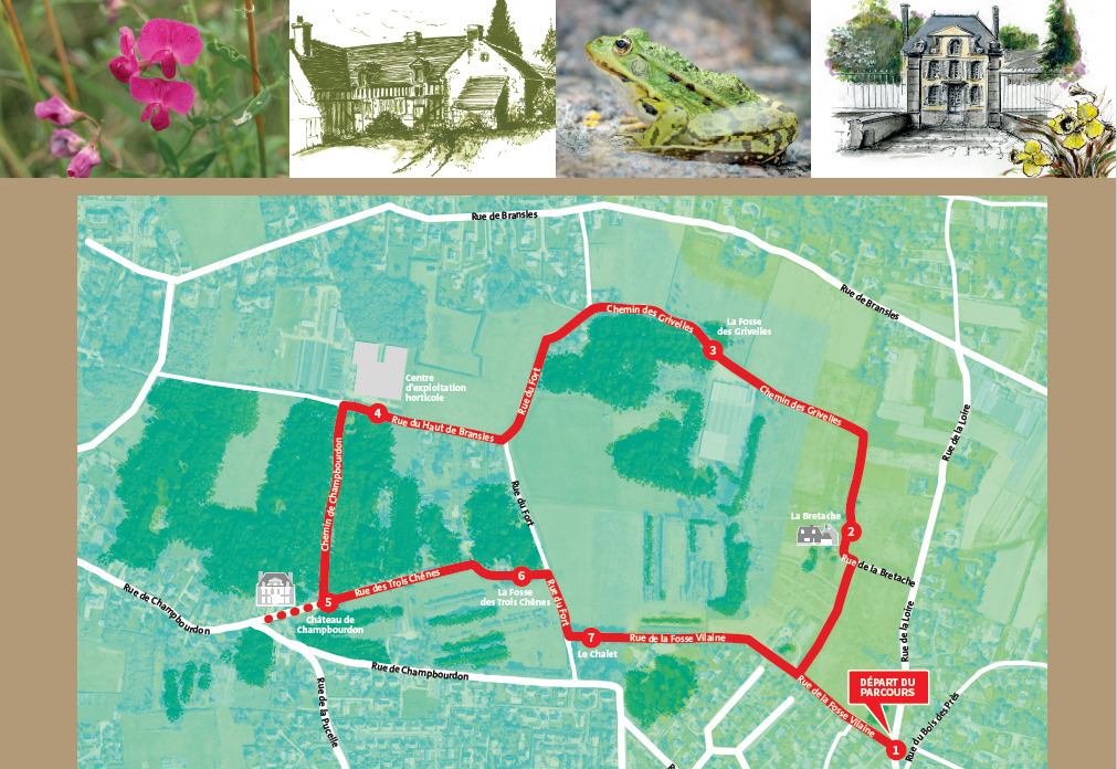 Balade inaugurale du chemin de la Bretâche