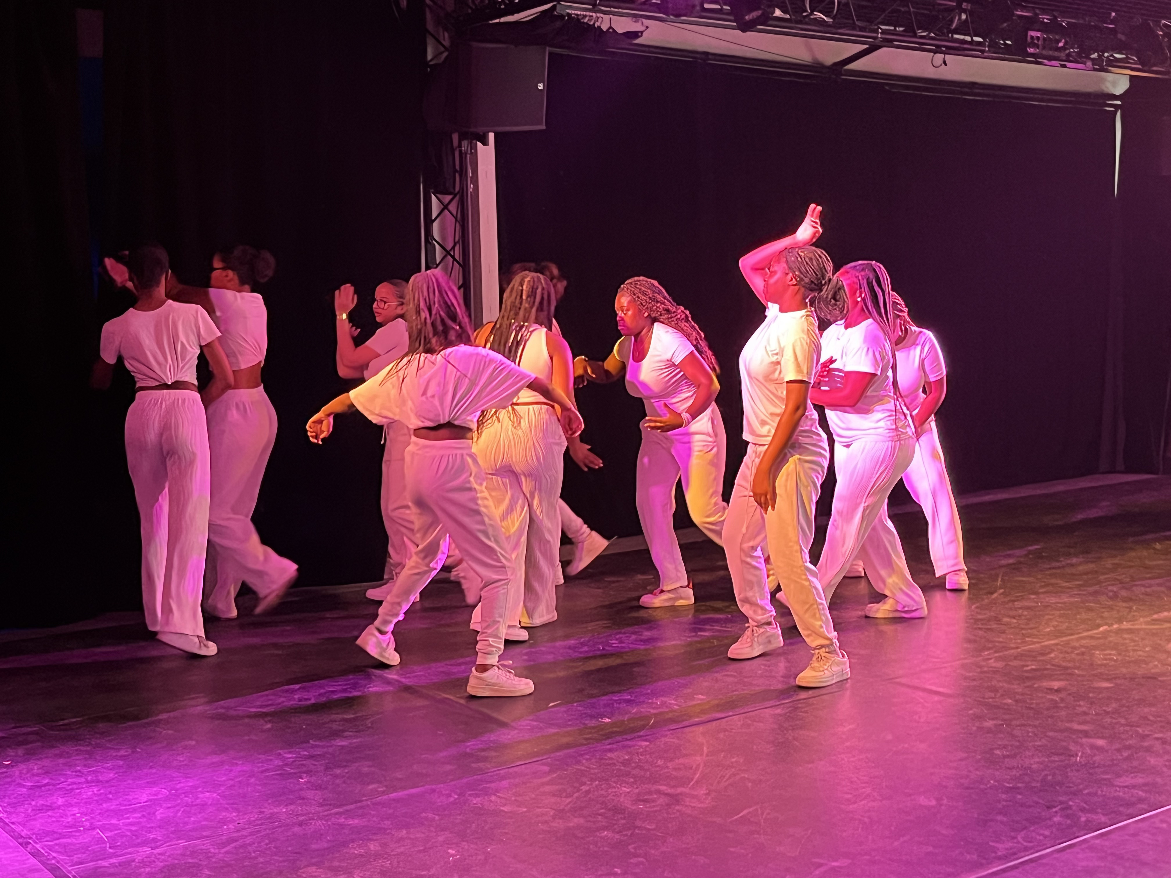 Spectacle des classes de hip hop