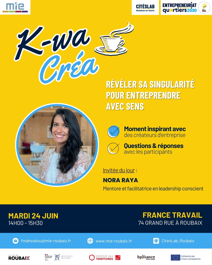K-WA Créa' - Réveiller sa singularité pour entreprendre avec sens K-WA Créa' - Réveiller sa singularité pour entreprendre avec sens