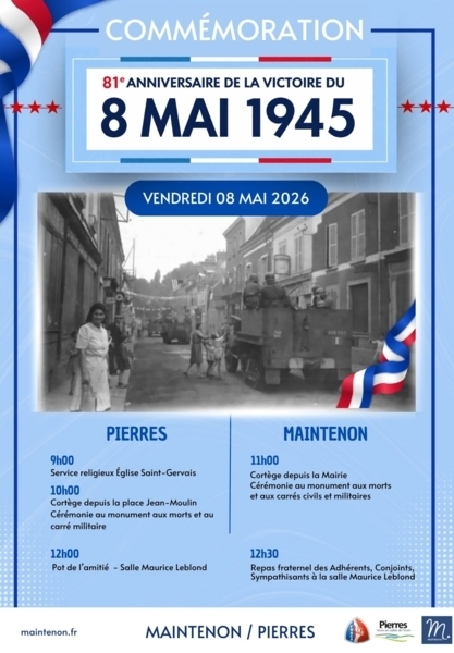 Commémoration 81e Anniversaire 8 Mai 1945