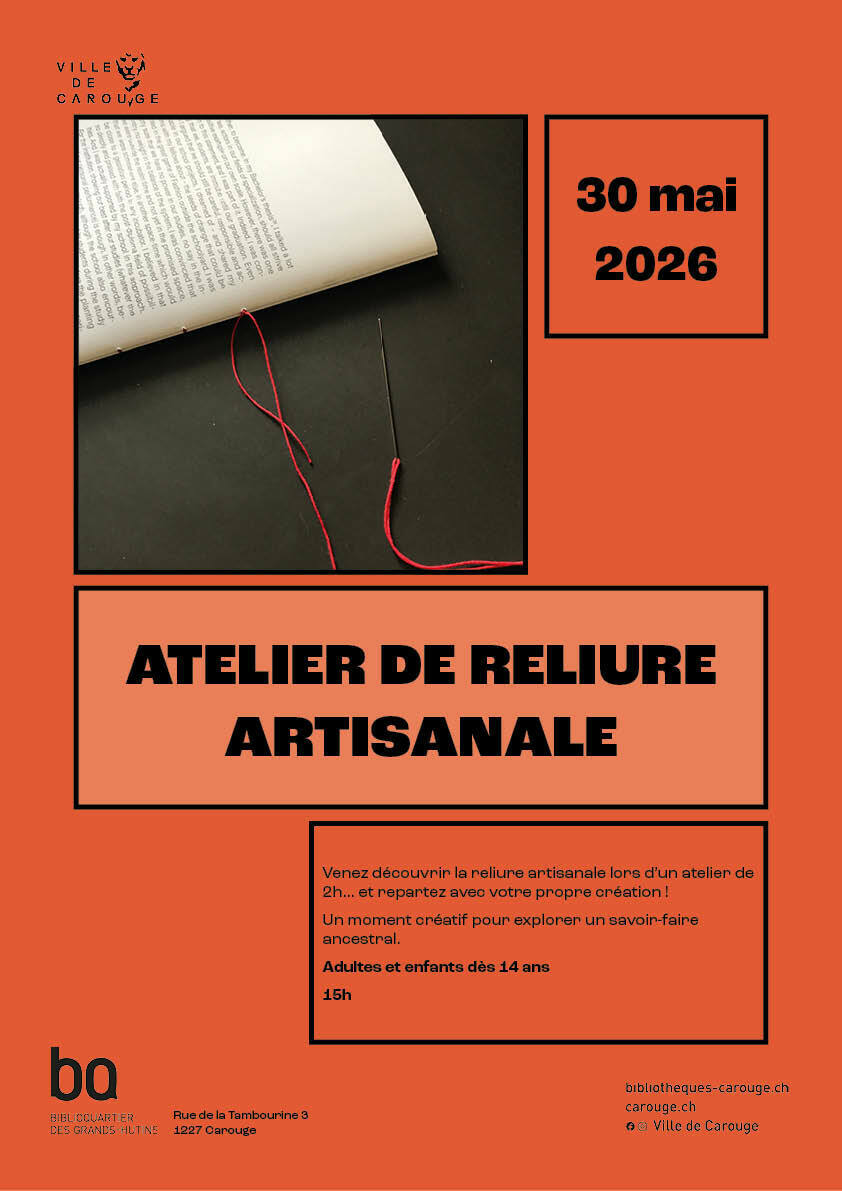 Atelier de reliure artisanale