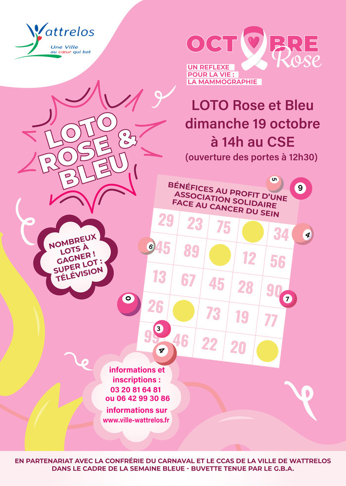 Loto Rose et Bleu