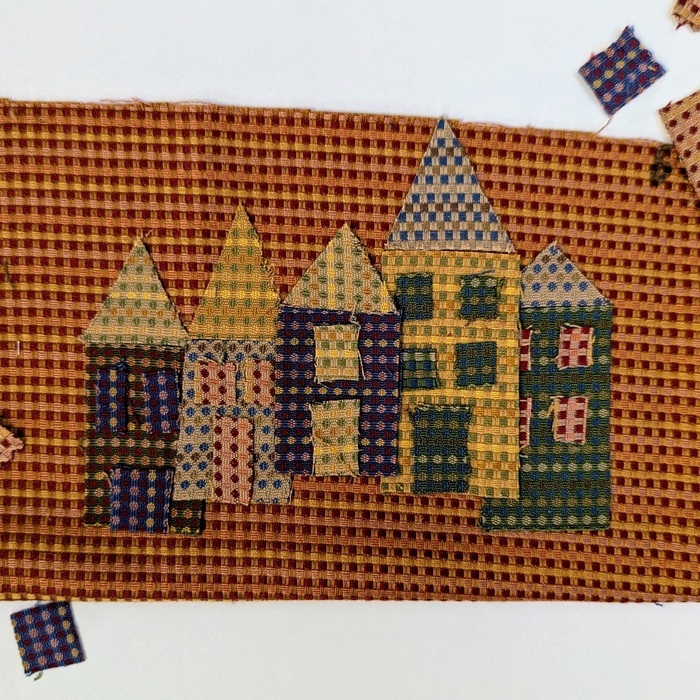 Atelier collage textile pour enfant