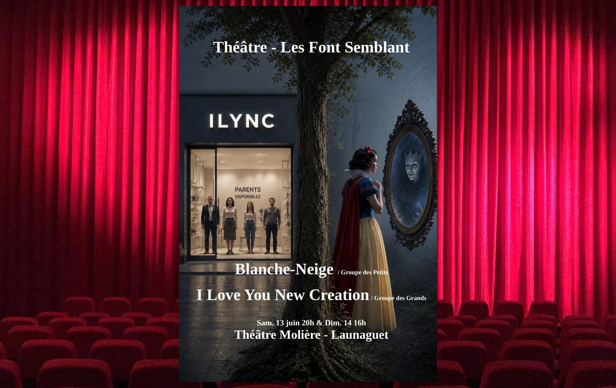 “Blanche neige” et “I love you new creation”