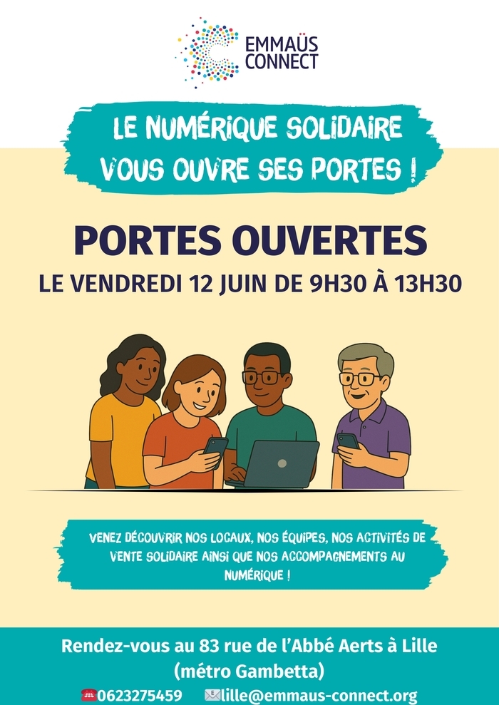 Journée Portes Ouvertes Emmaus Connect LILLE