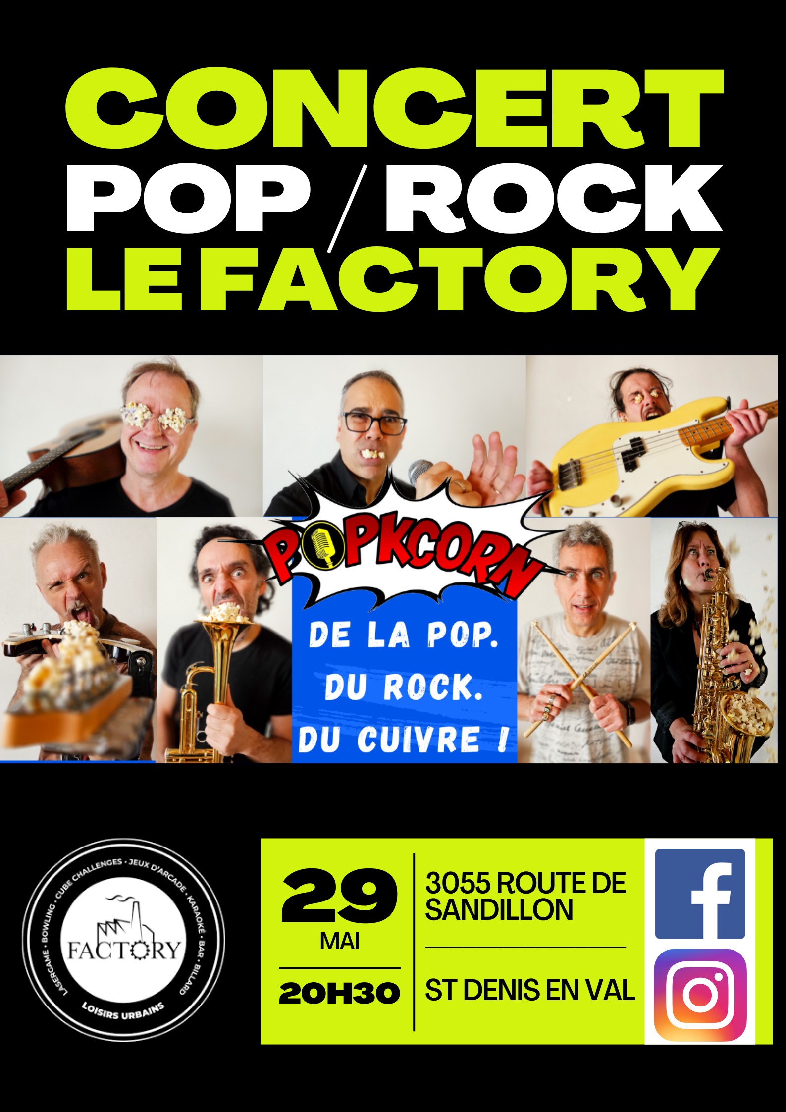 CONCERT POP ROCK AU FACTORY
