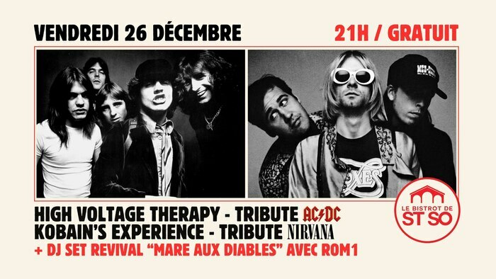 Tributes ACDC + Nirvana + Revival "Mare Aux Diables"