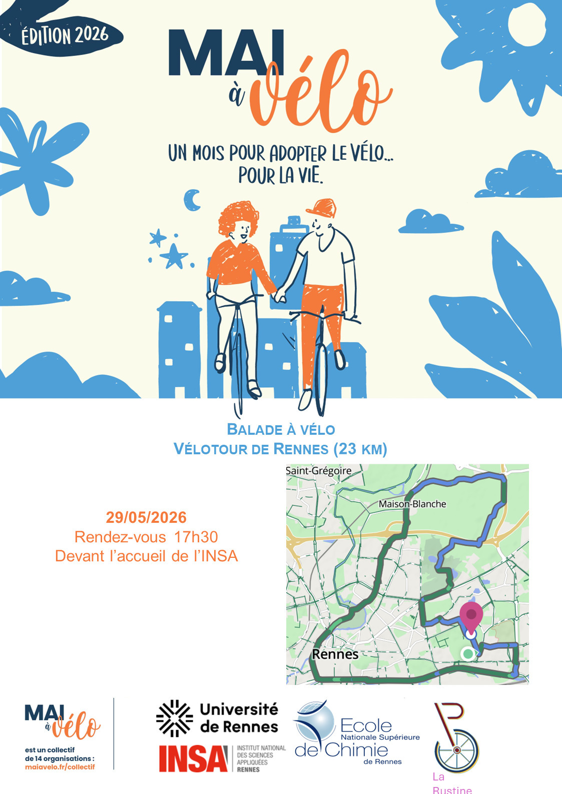Balade à vélo autour de Rennes