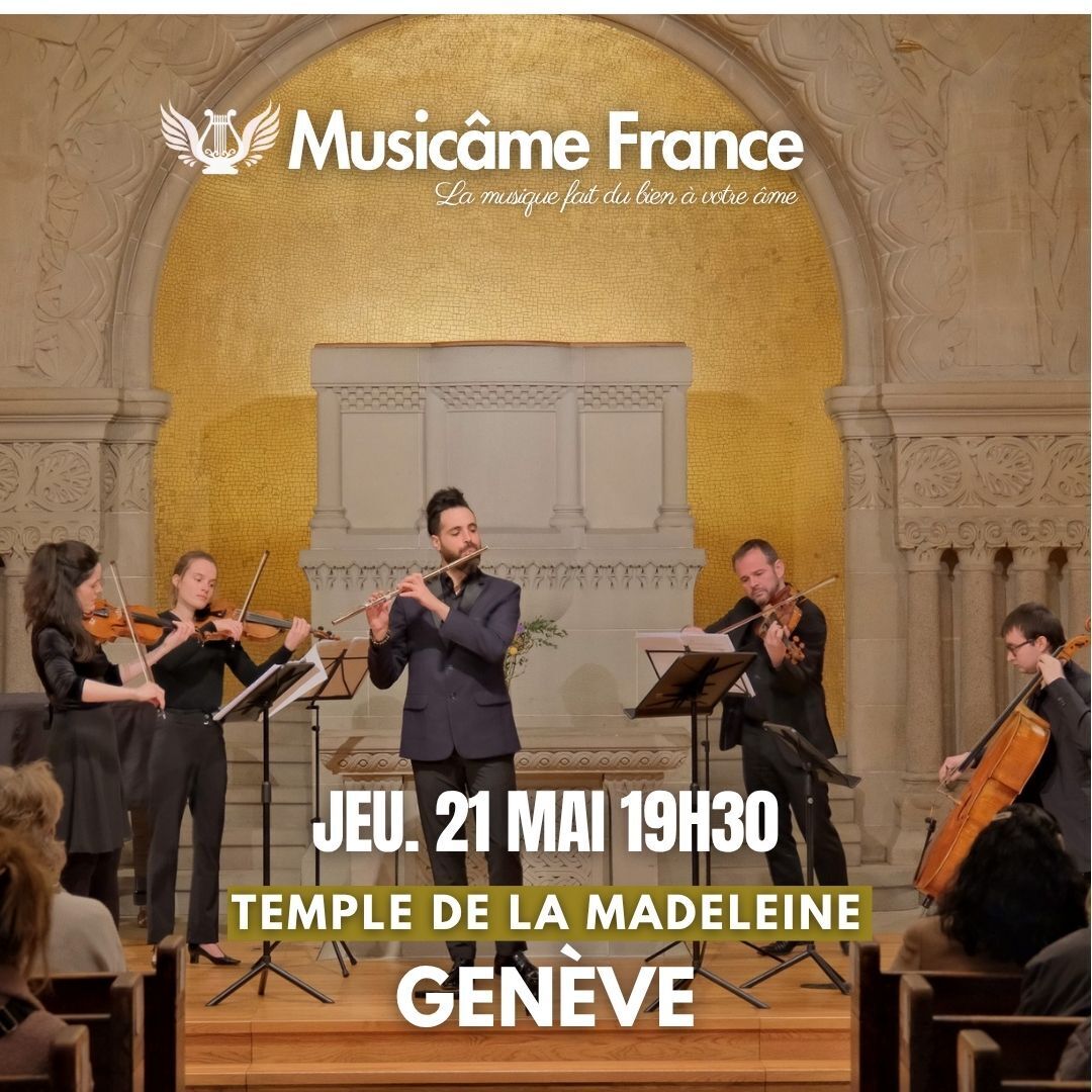 Concert à Genève : Bach, Vivaldi, Mozart, Caccini, Cantemir, Saint-Saëns