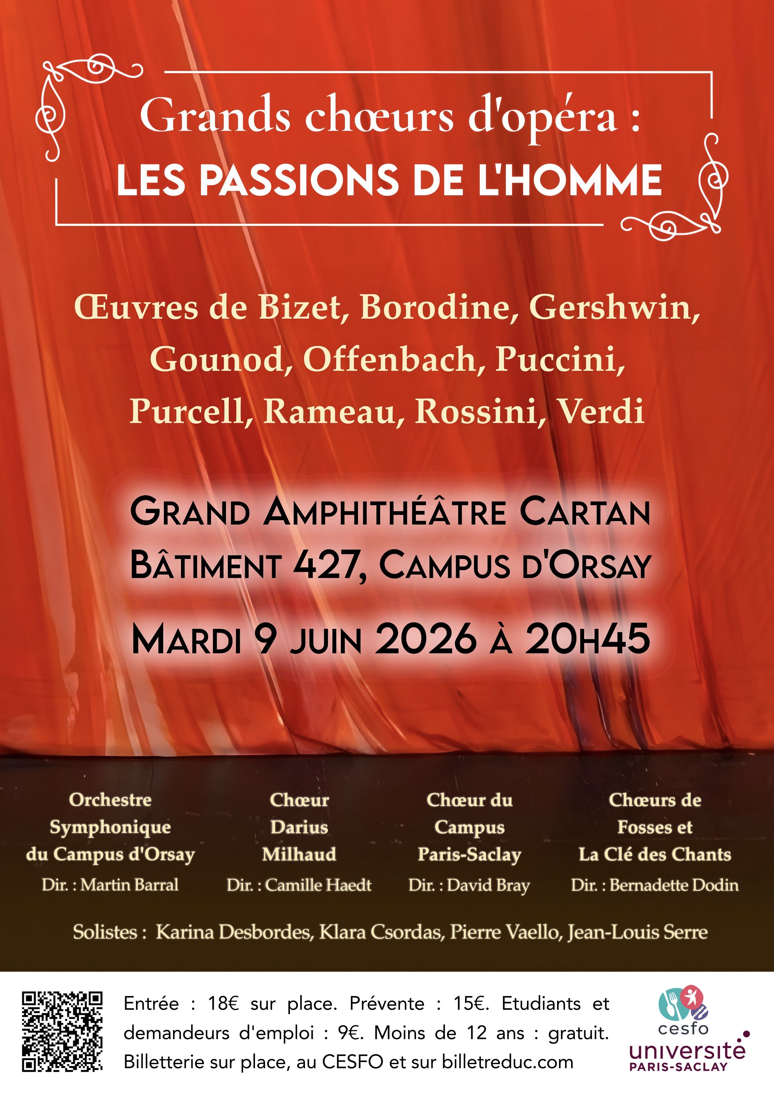 Grands chœurs d'opéra: les passions de l'homme