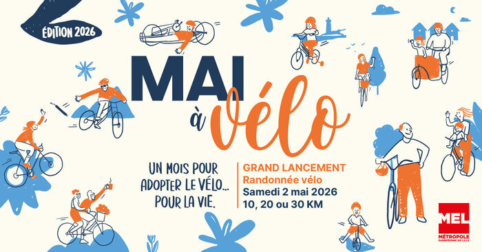 Grand lancement de Mai à vélo - Métropole Européenne de Lille