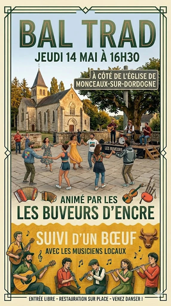 Bal Trad Monceaux sur Dordogne