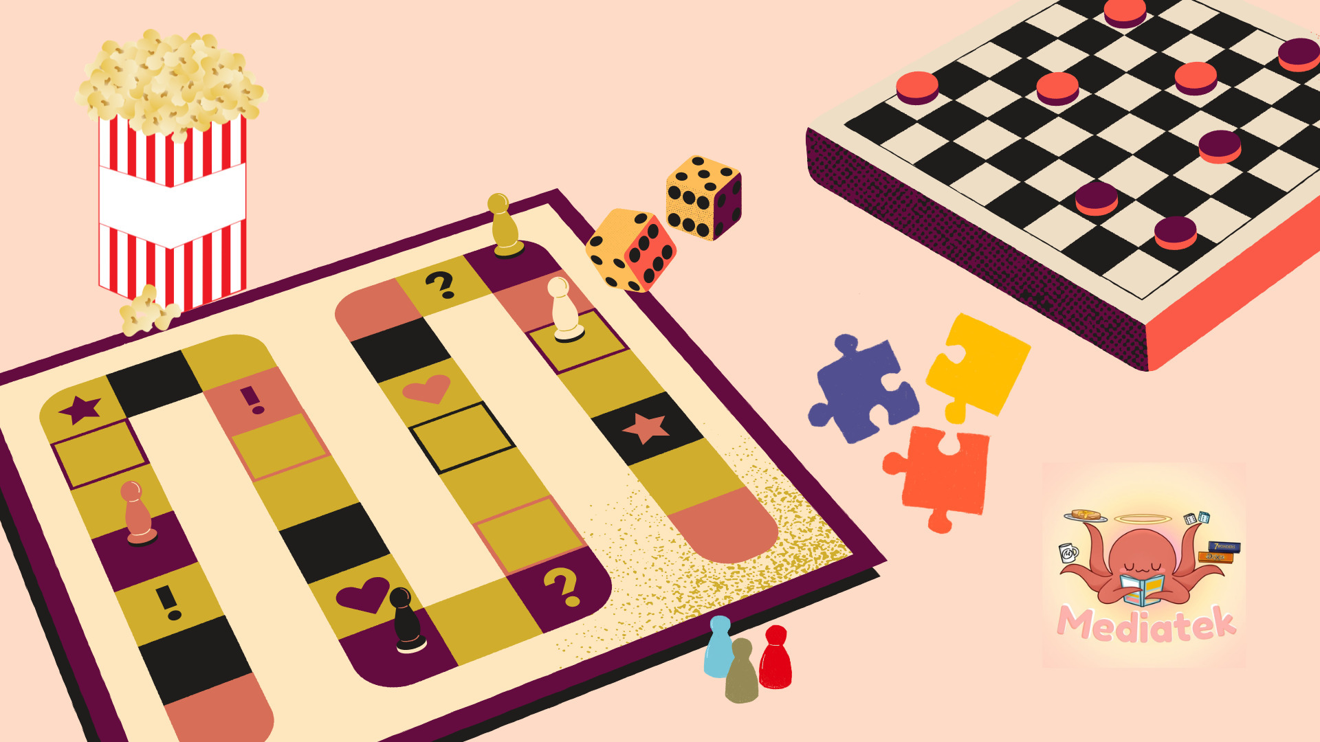 Soirée jeux avec la Mediatek