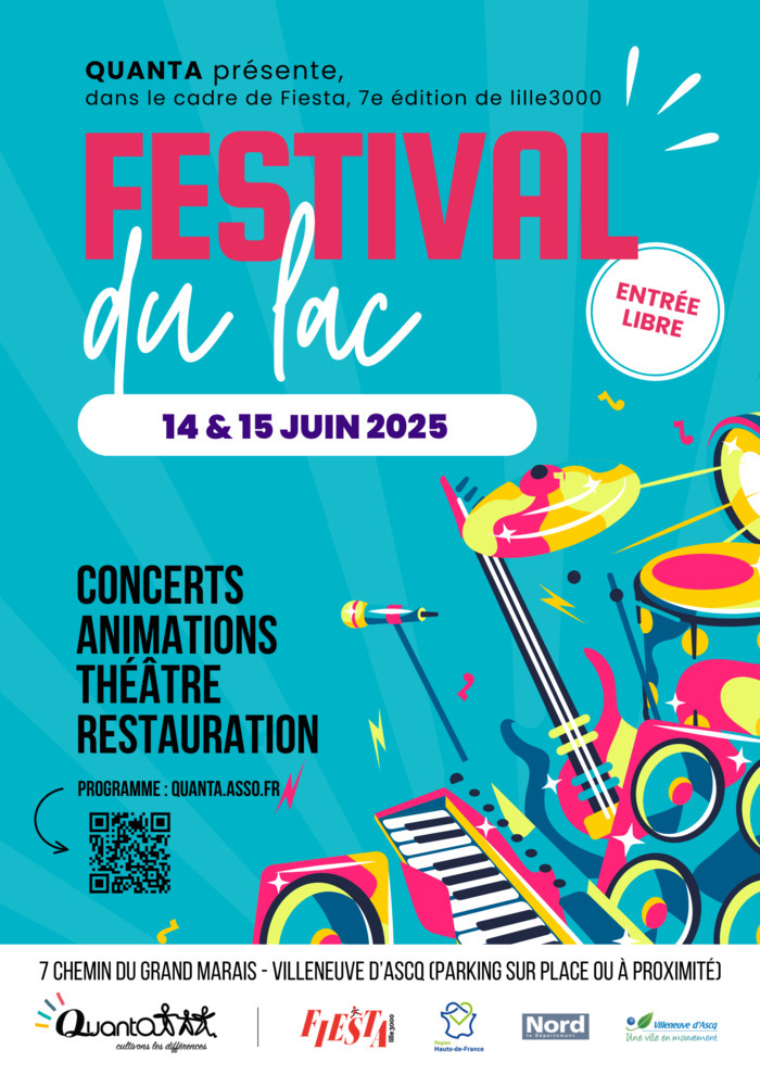 Festival du Lac : deux jours de fête au bord de l’eau avec Quanta