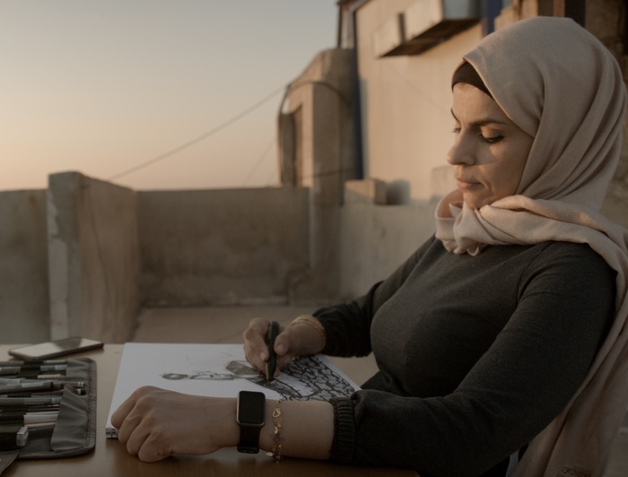 Amany, behind the lines