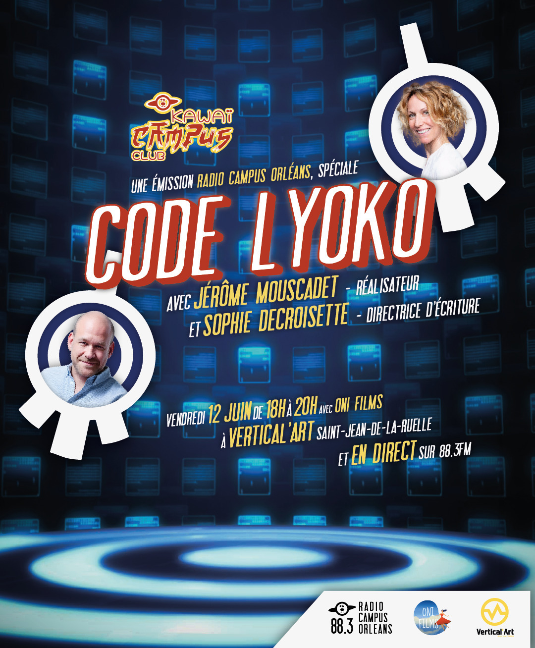 [📡 Émission en public] Les créateurs de Code Lyoko en direct à Vertical'Art sur Radio Campus Orléans !