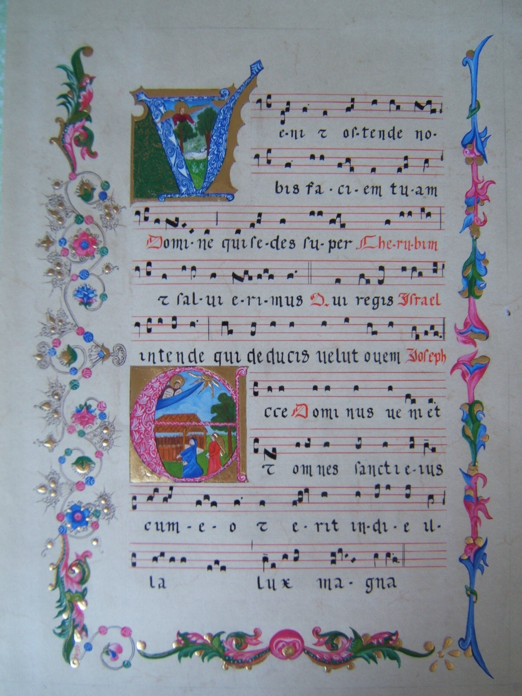 Exposition d'enluminures et calligraphies
