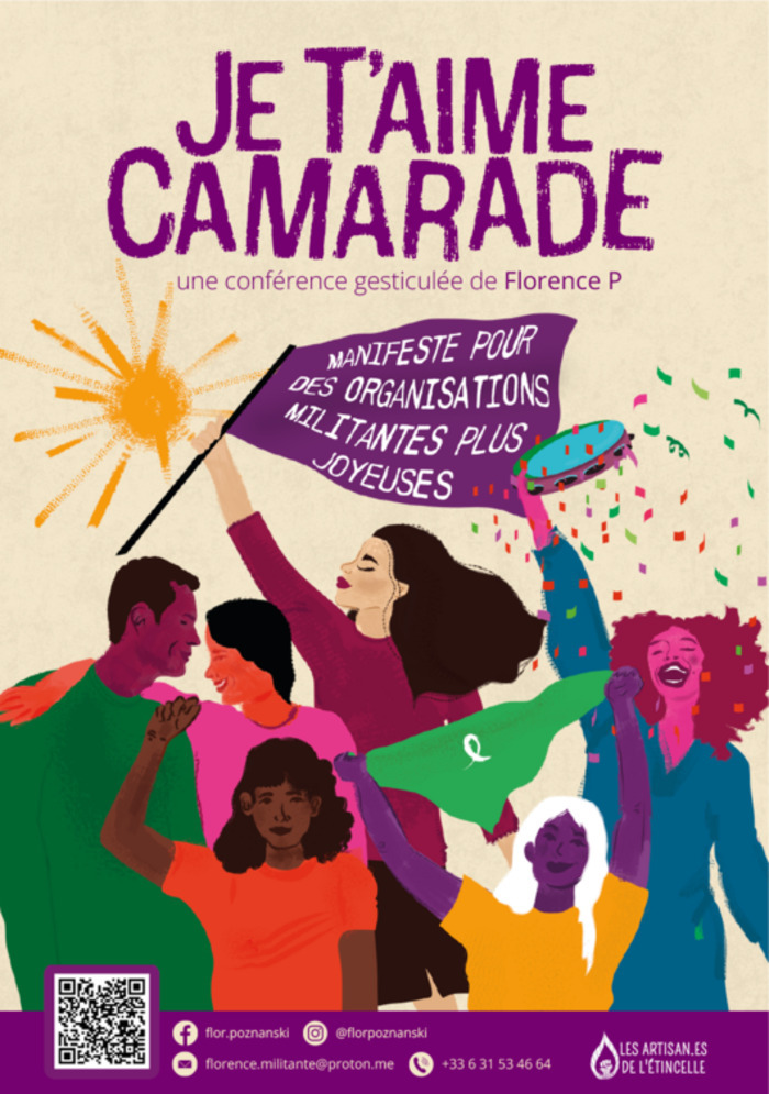 Je t’aime camarade, manifeste pour des organisations militantes plus joyeuses
