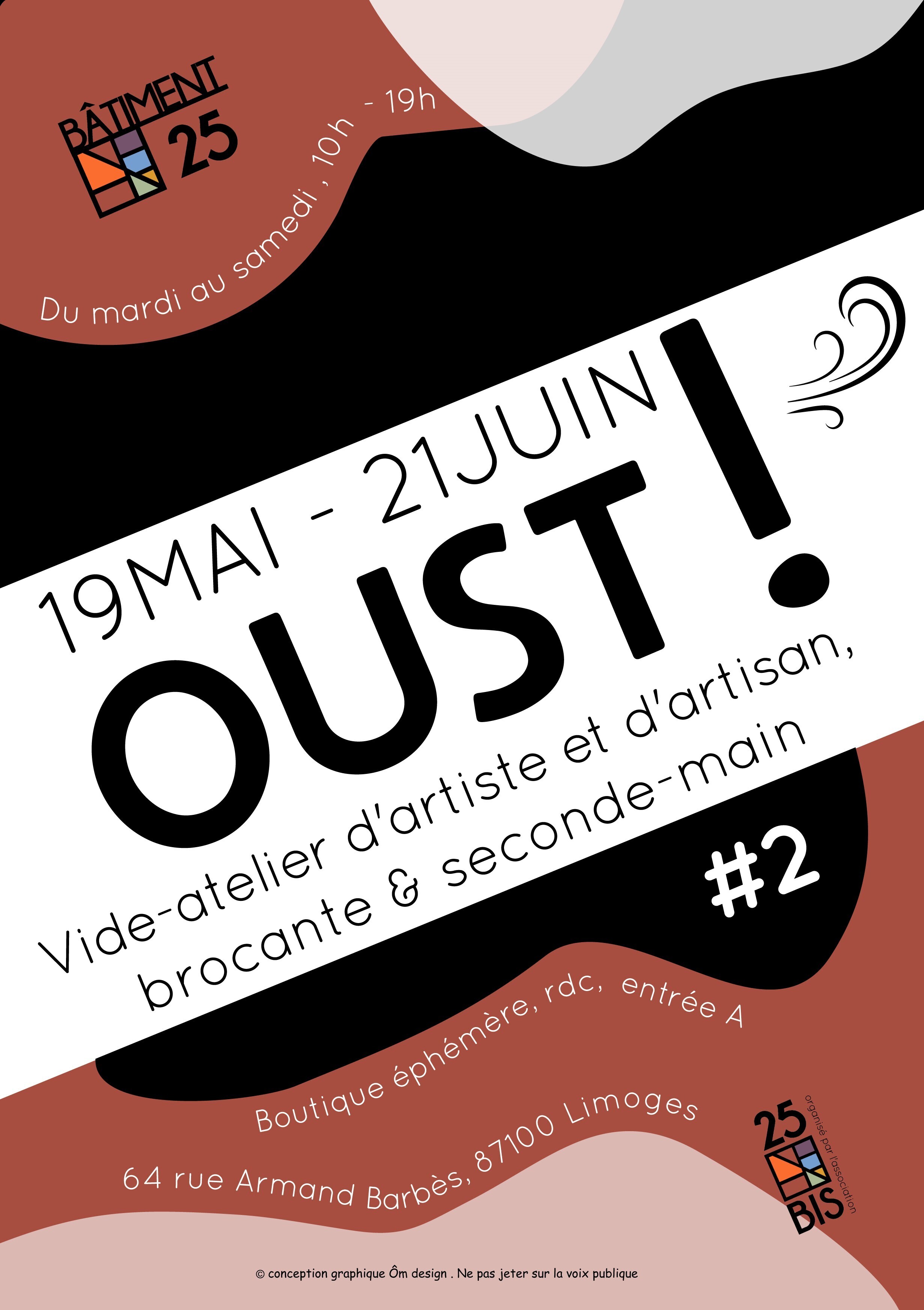 OUST vide atelier d'artiste et d'artisan