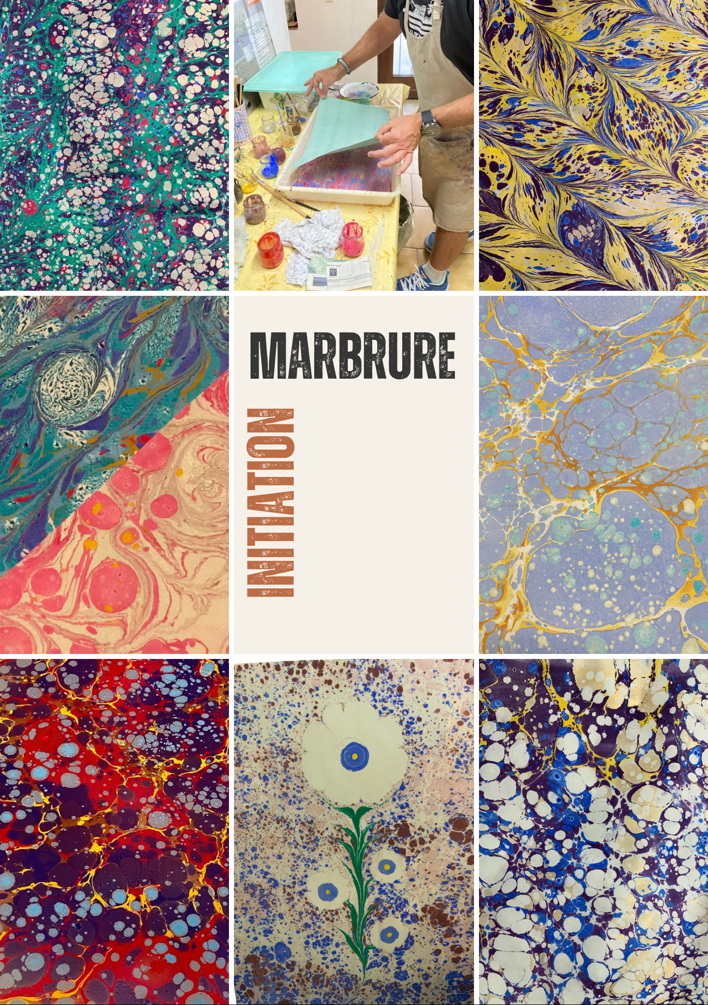Initiation à la Marbrure