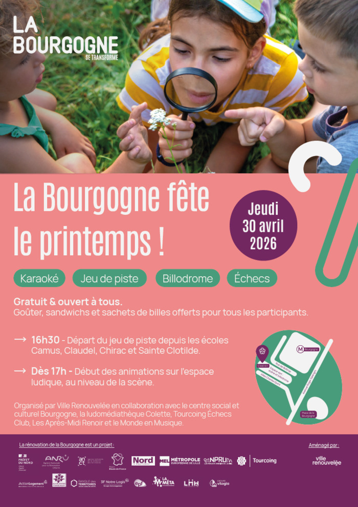 La Bourgogne à Tourcoing fête le printemps !