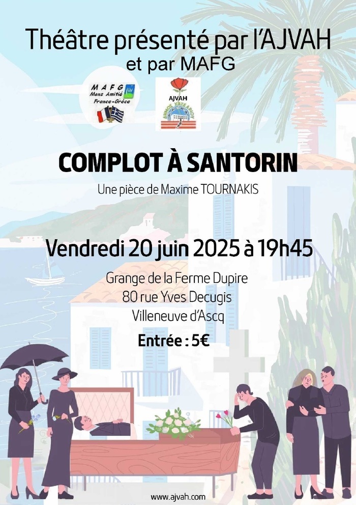 Théâtre : Complot à Santorin