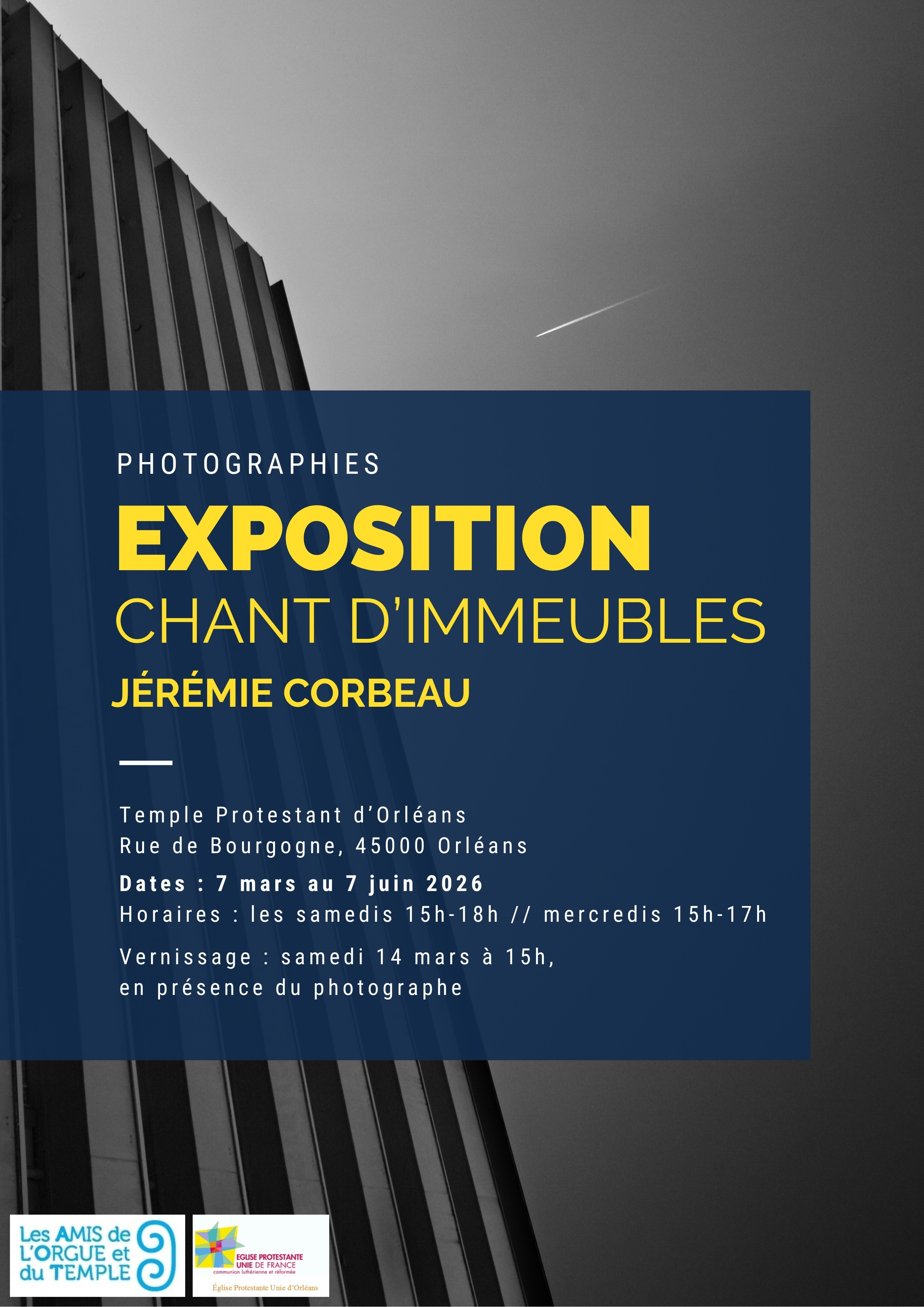 Chant d’immeubles Exposition photographique de Jérémie Corbeau