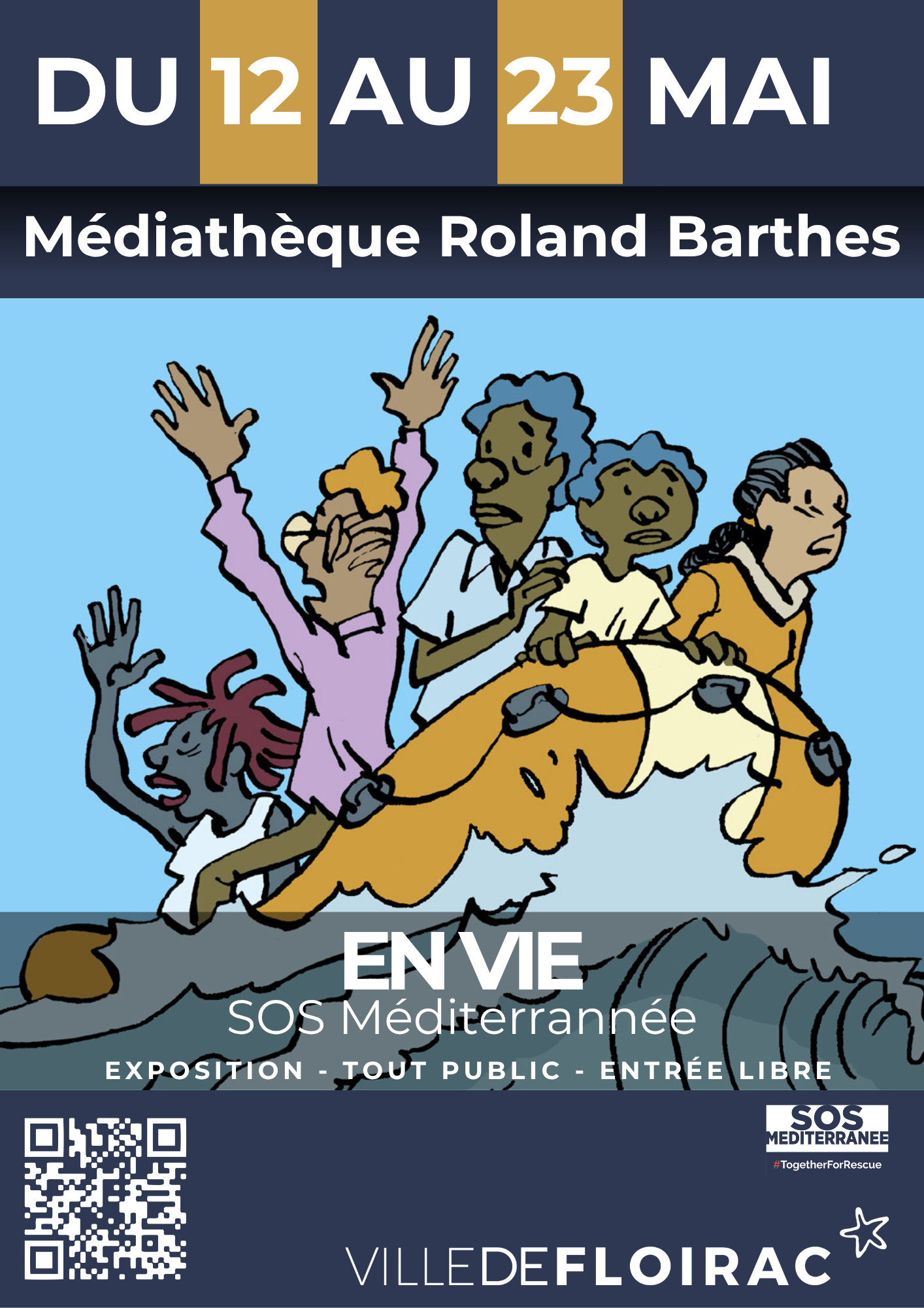 Exposition "EN VIE" de SOS MEDITERRANEE