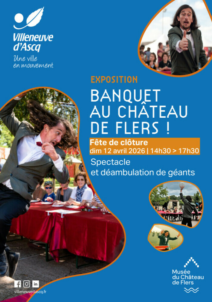 Closing party - Banquet exhibition at the Château de Flers