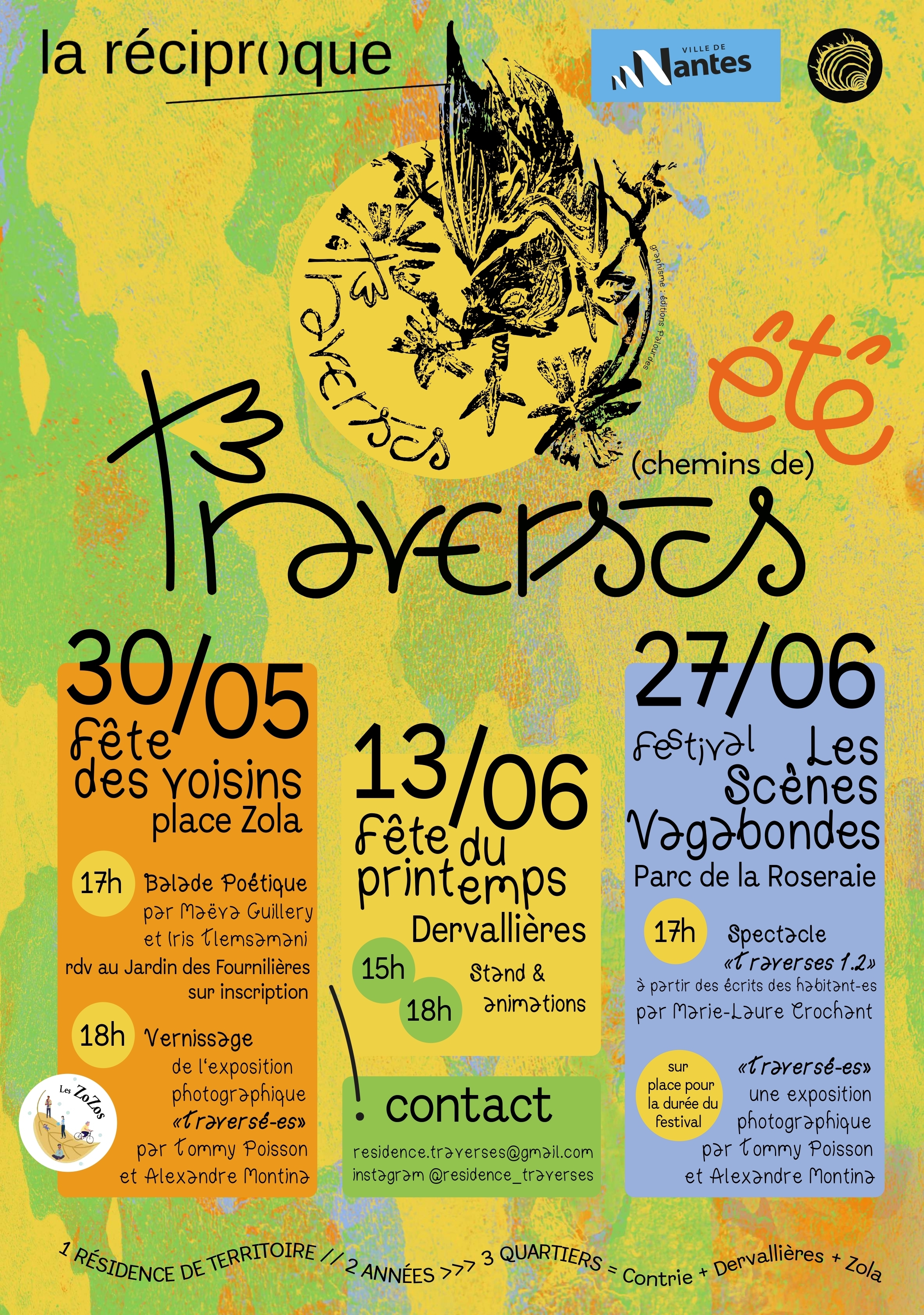 Spectacle La Réciproque - Festival Scènes Vagabondes 27 juin