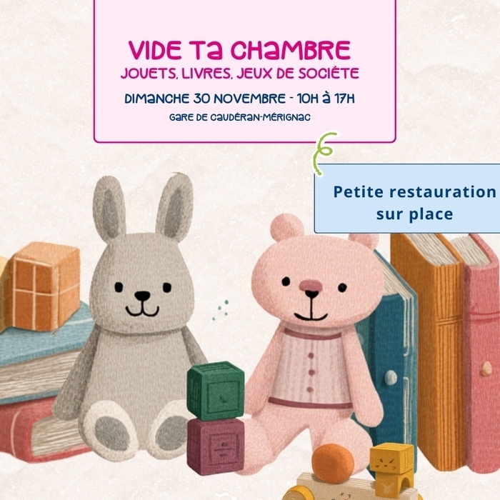 Bourses aux jouets, livres et jeux de sociétés